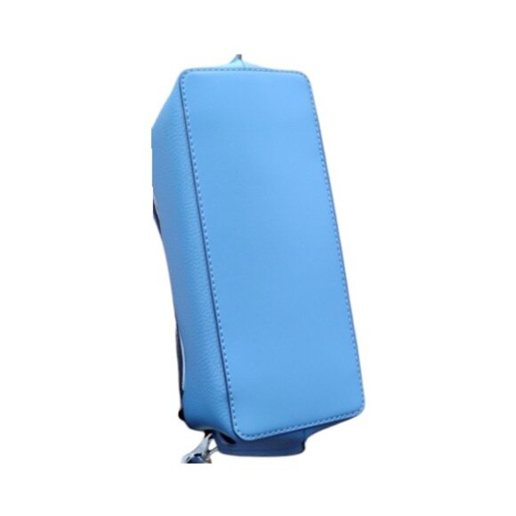 MICHAEL Michael Kors Blue Pebble Leather Small Emilia Satchel NWT $498 - Picture 10 of 12